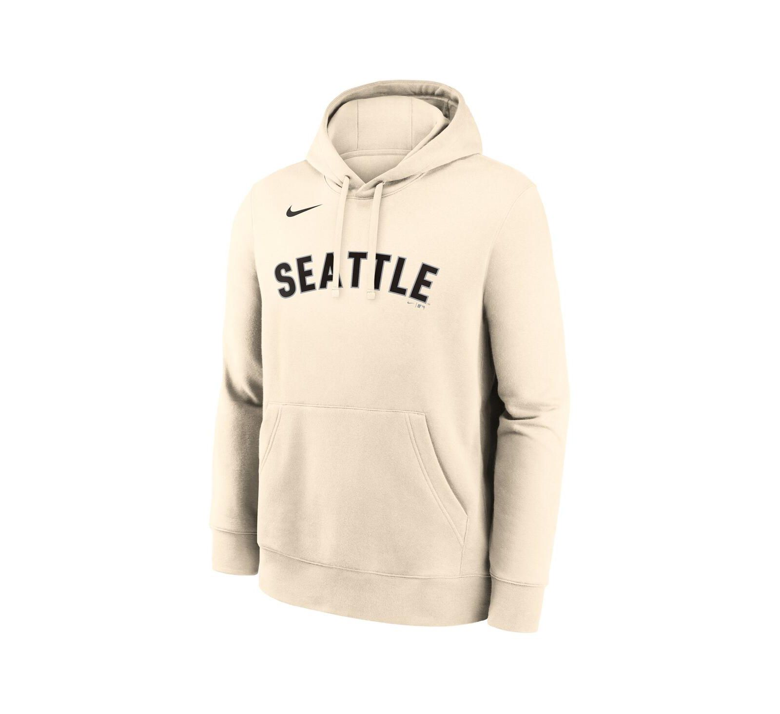 Nike Мужское худи Nike Seattle Mariners Alternate Club из флиса, цвет Cream