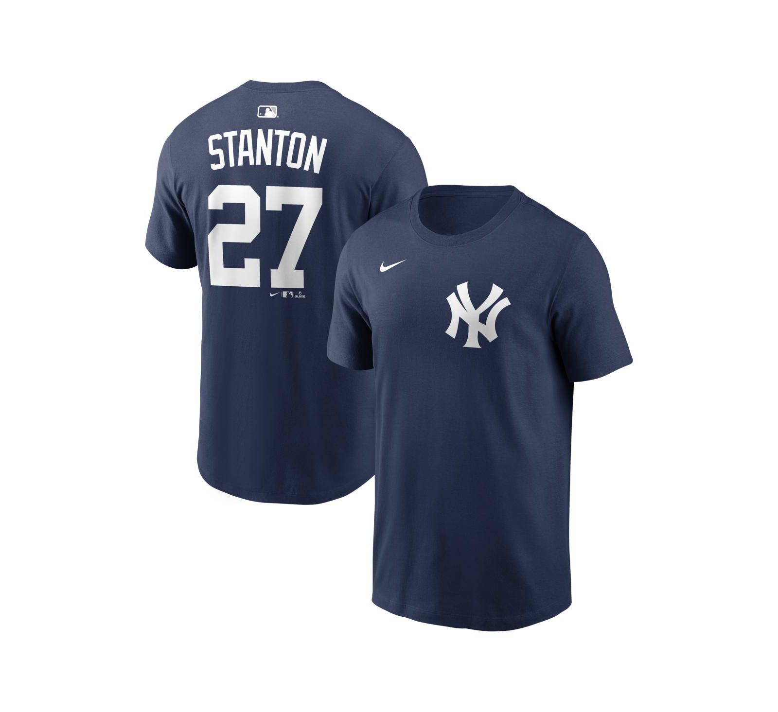 Футболка Nike Men's Giancarlo Stanton Navy New York Yankees Home Name & Number