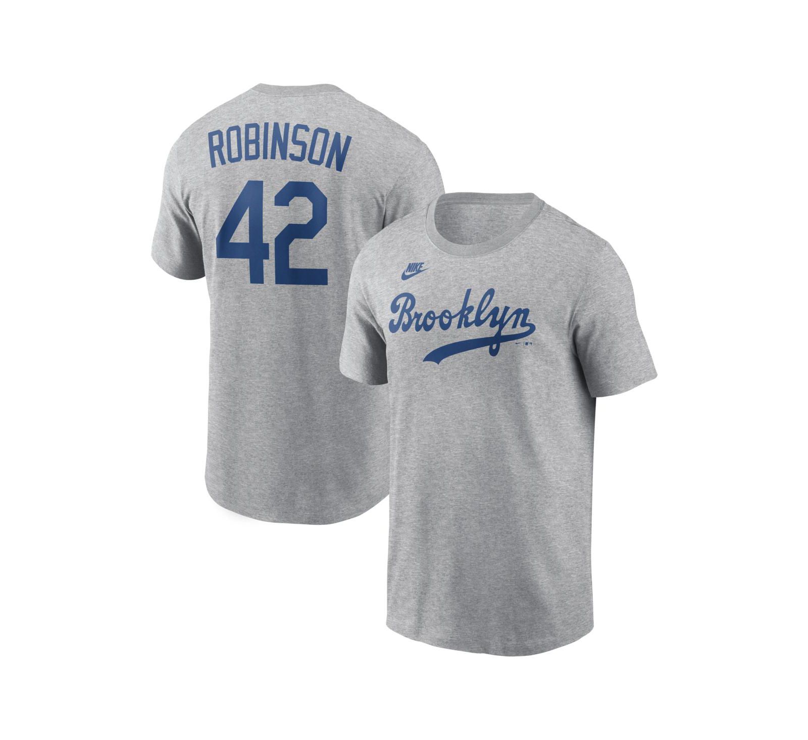 Мужская футболка Nike Jackie Robinson Brooklyn Dodgers Cooperstown Collection