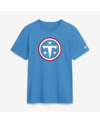Nike Men's Light Blue Tennessee Titans Essential Logo T-Shirt
