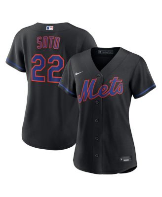 Nike Женская джерси Juan Soto New York Mets Black Alternate Replica