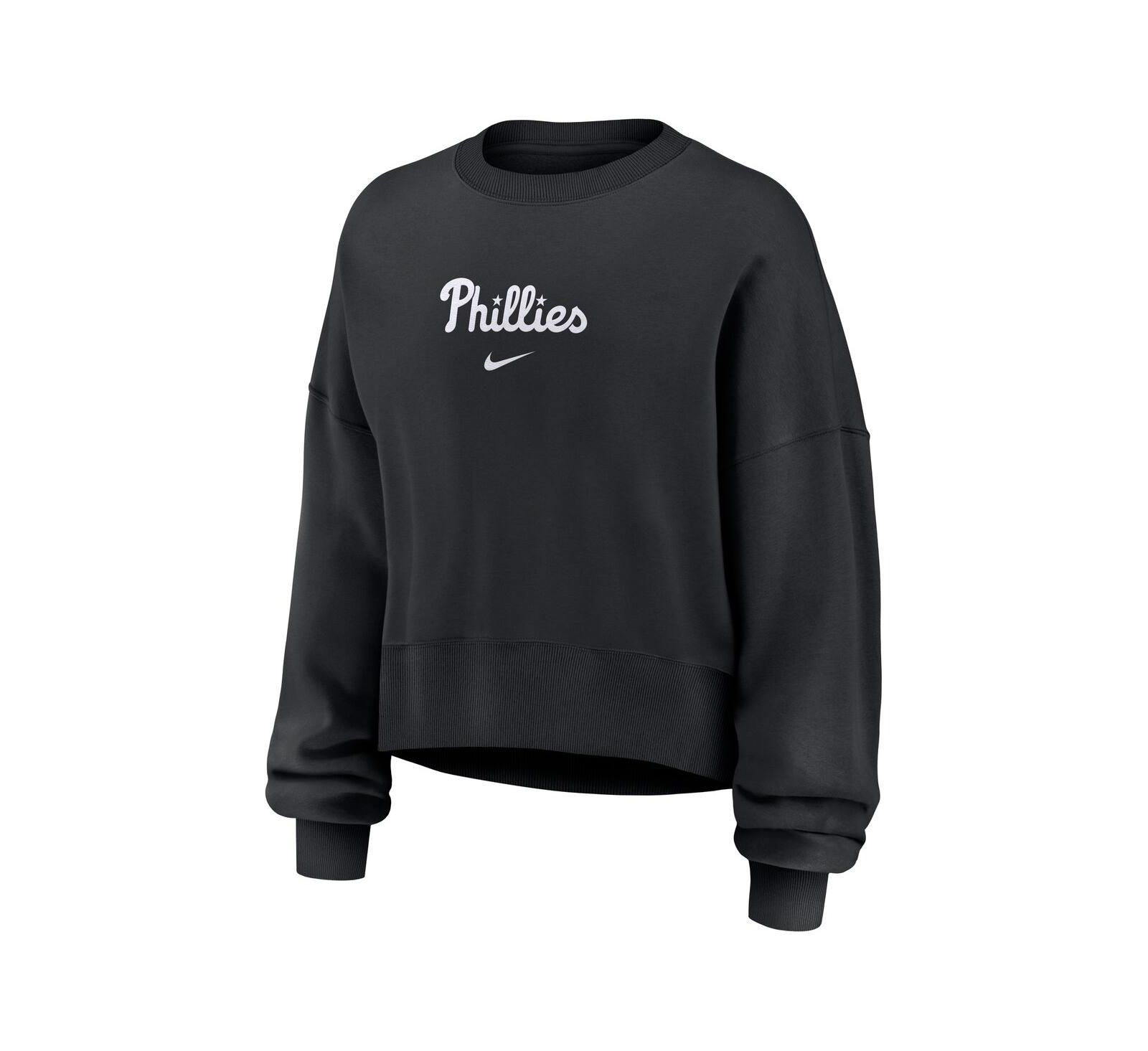 Nike Women's Black Philadelphia Phillies Oversized Primetime Sweatshirt