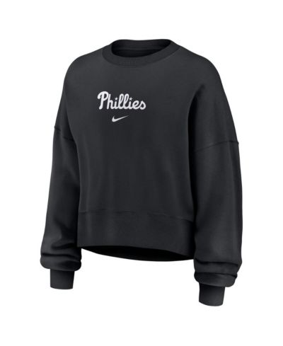 Nike Women's Black Philadelphia Phillies Oversized Primetime Sweatshirt