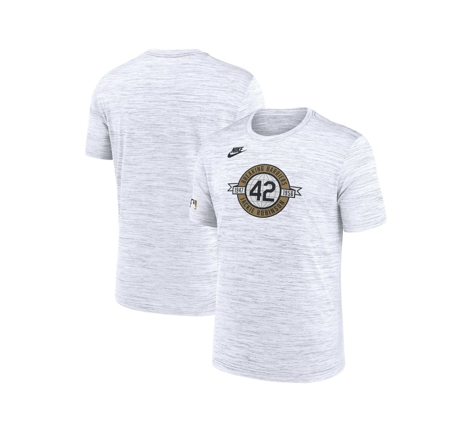 Nike Мужская футболка White Brooklyn Dodgers 2026 Jackie Robinson Day Velocity Dri-FIT