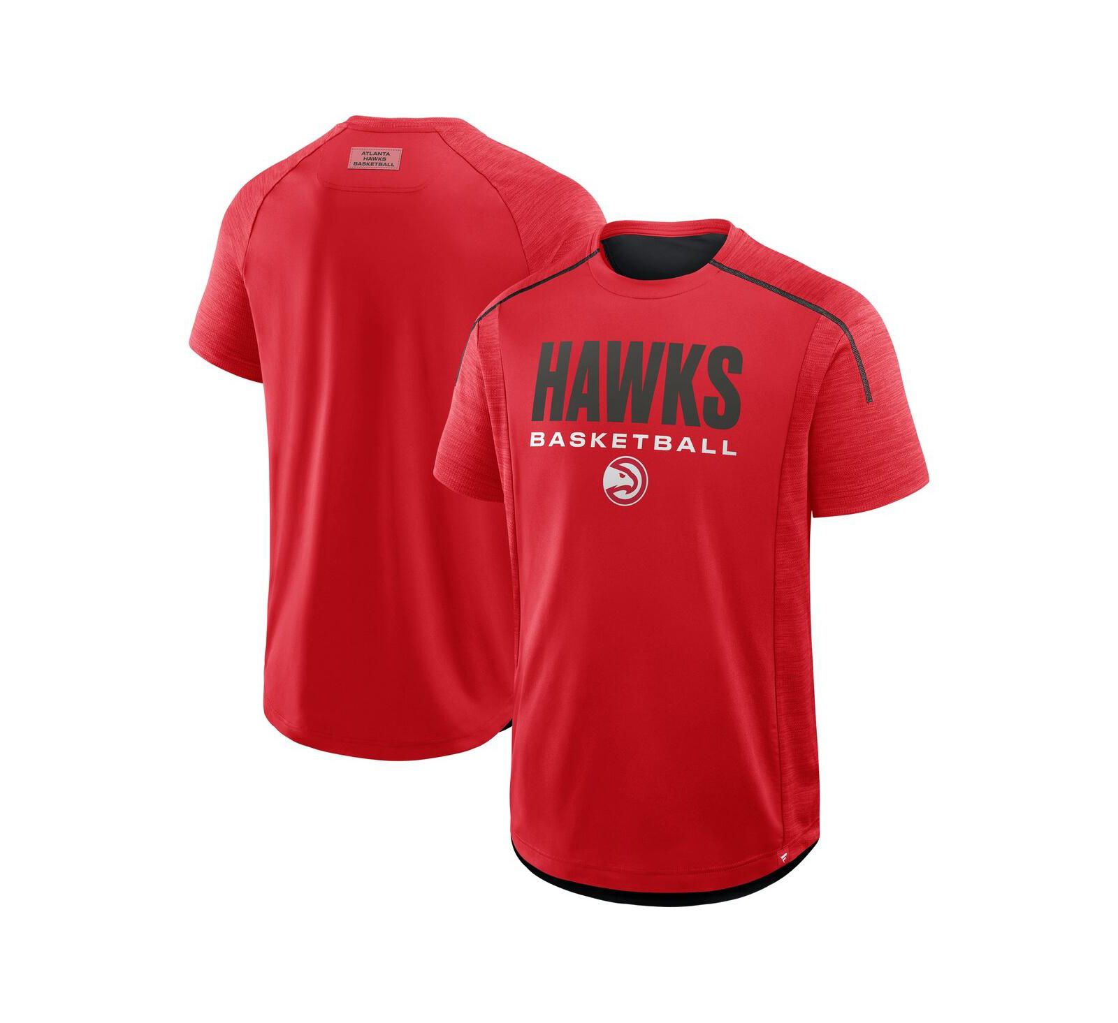 Fanatics Men's Red Atlanta Hawks Inbound Pass Play Practice T-Shirt