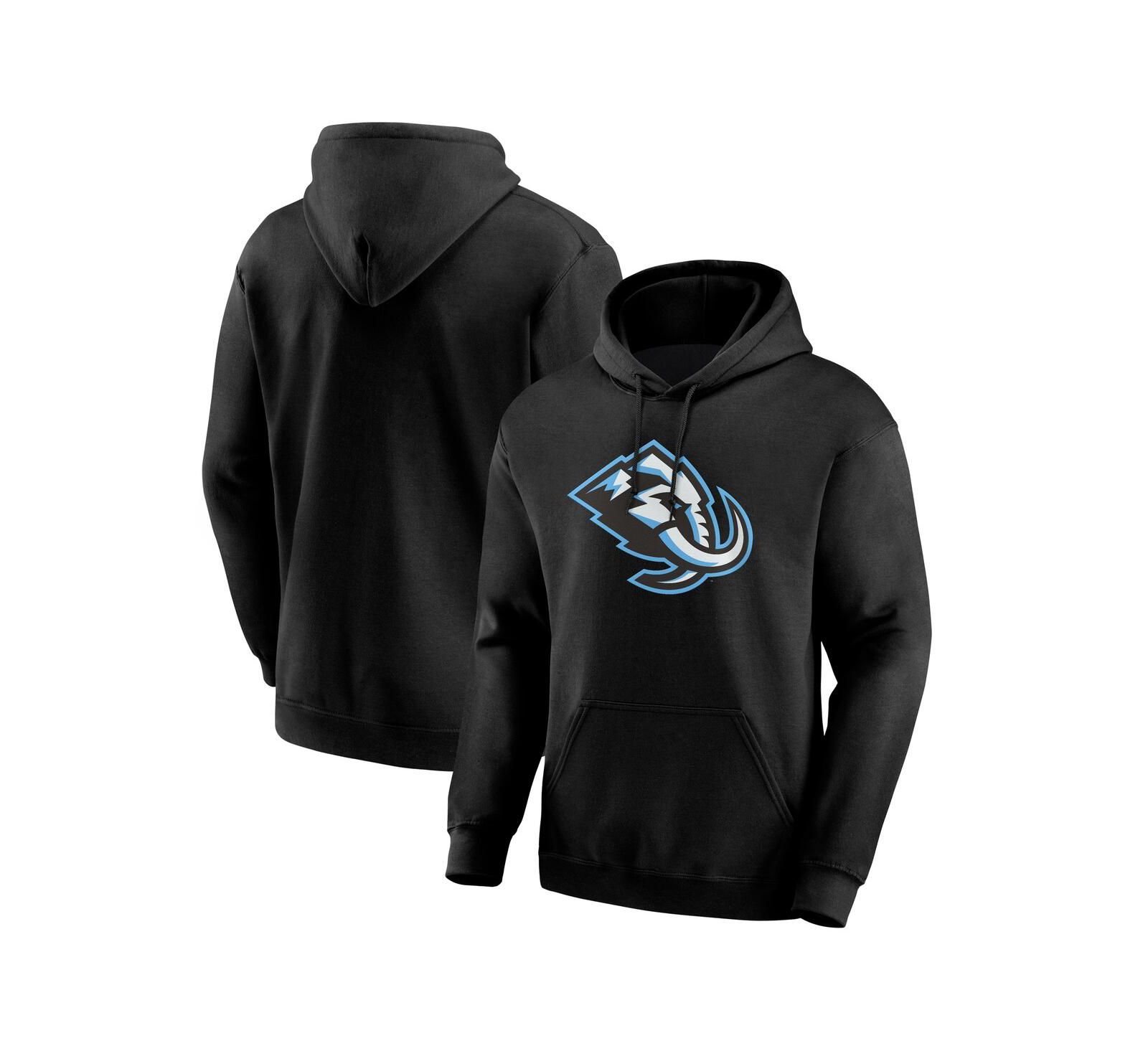 Мужское черное худи Logo Athletic Utah Mammoth