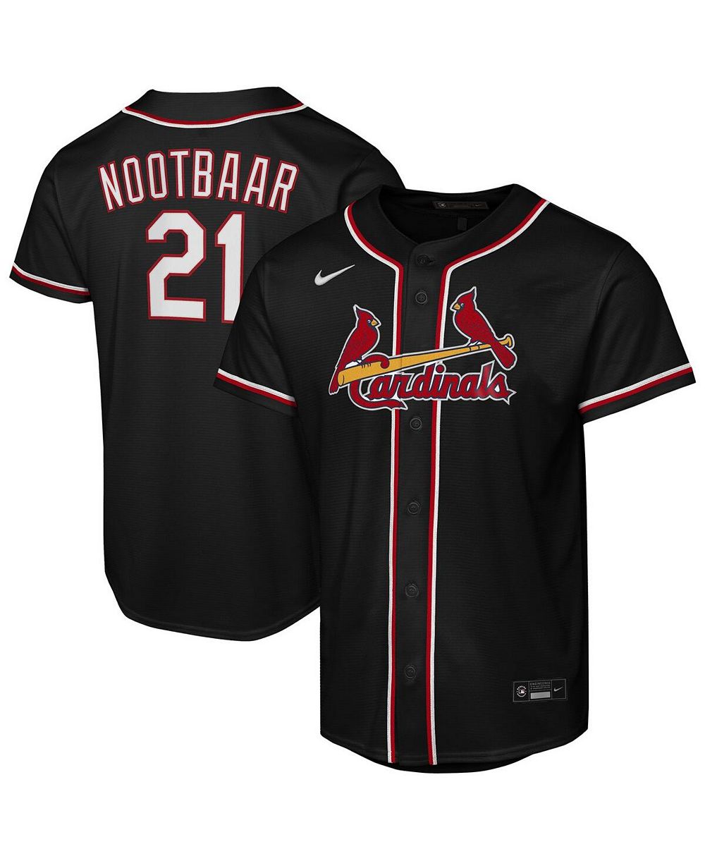 Детская спортивная джерси Nike Lars Nootbaar St. Louis Cardinals, черная