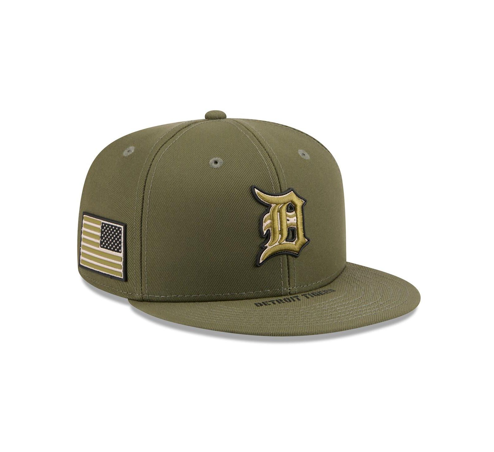 New Era Men's Olive Detroit Tigers 2026 Armed Forces Day 59FIFTY Fitted Hat