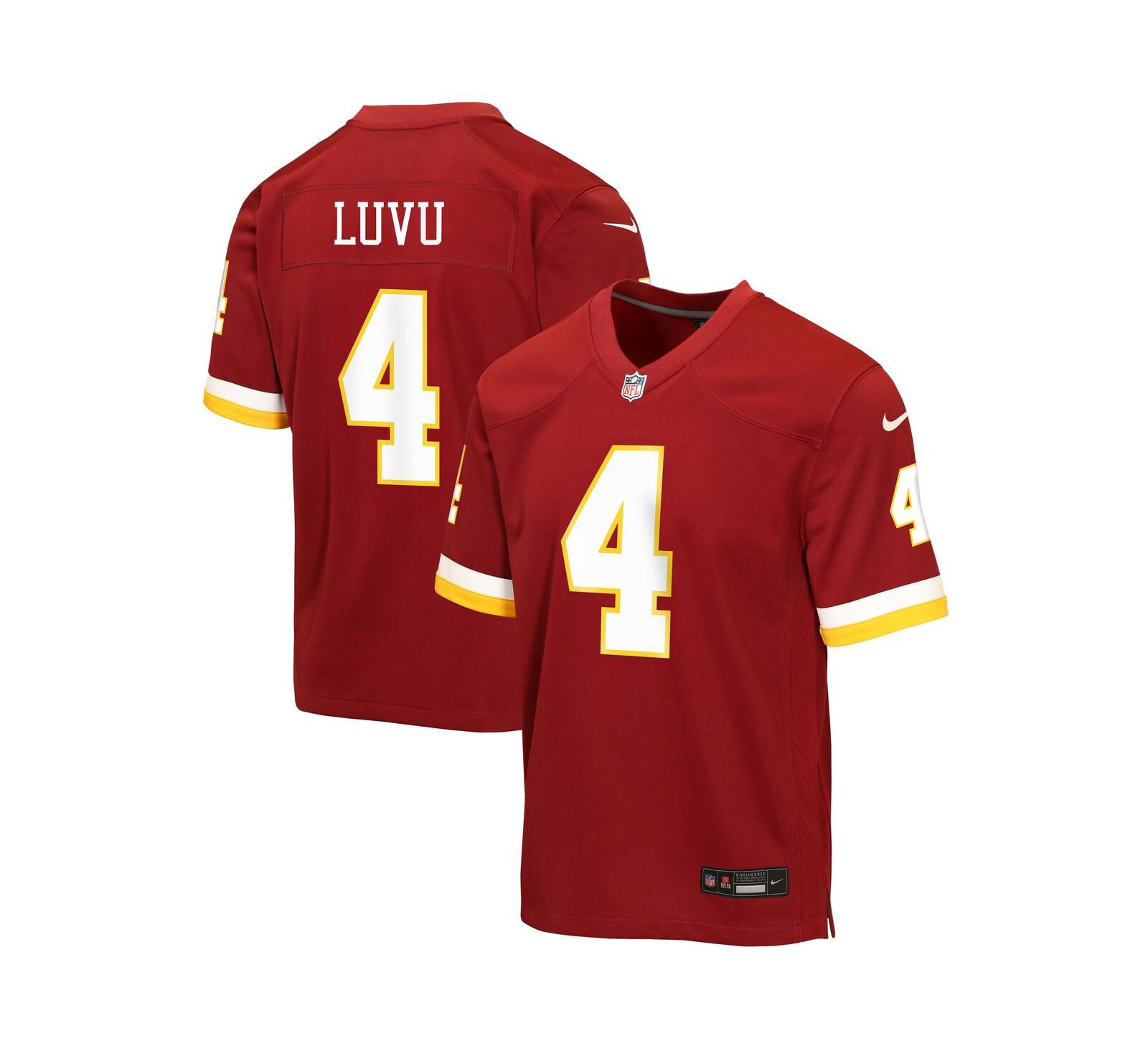 Nike Детская джерси Washington Commanders Frankie Luvu Burgundy