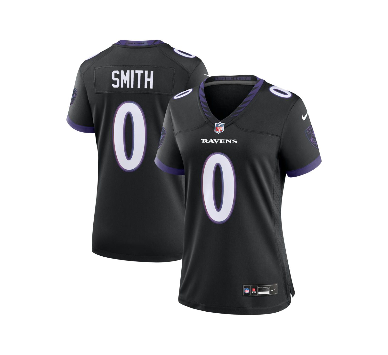 Nike Women's Roquan Smith Black Baltimore Ravens Alternate Game Jersey