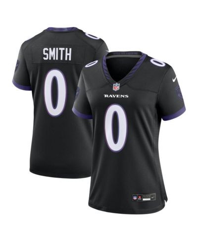 Женская игровая джерси Nike Roquan Smith Baltimore Ravens Alternate, черная