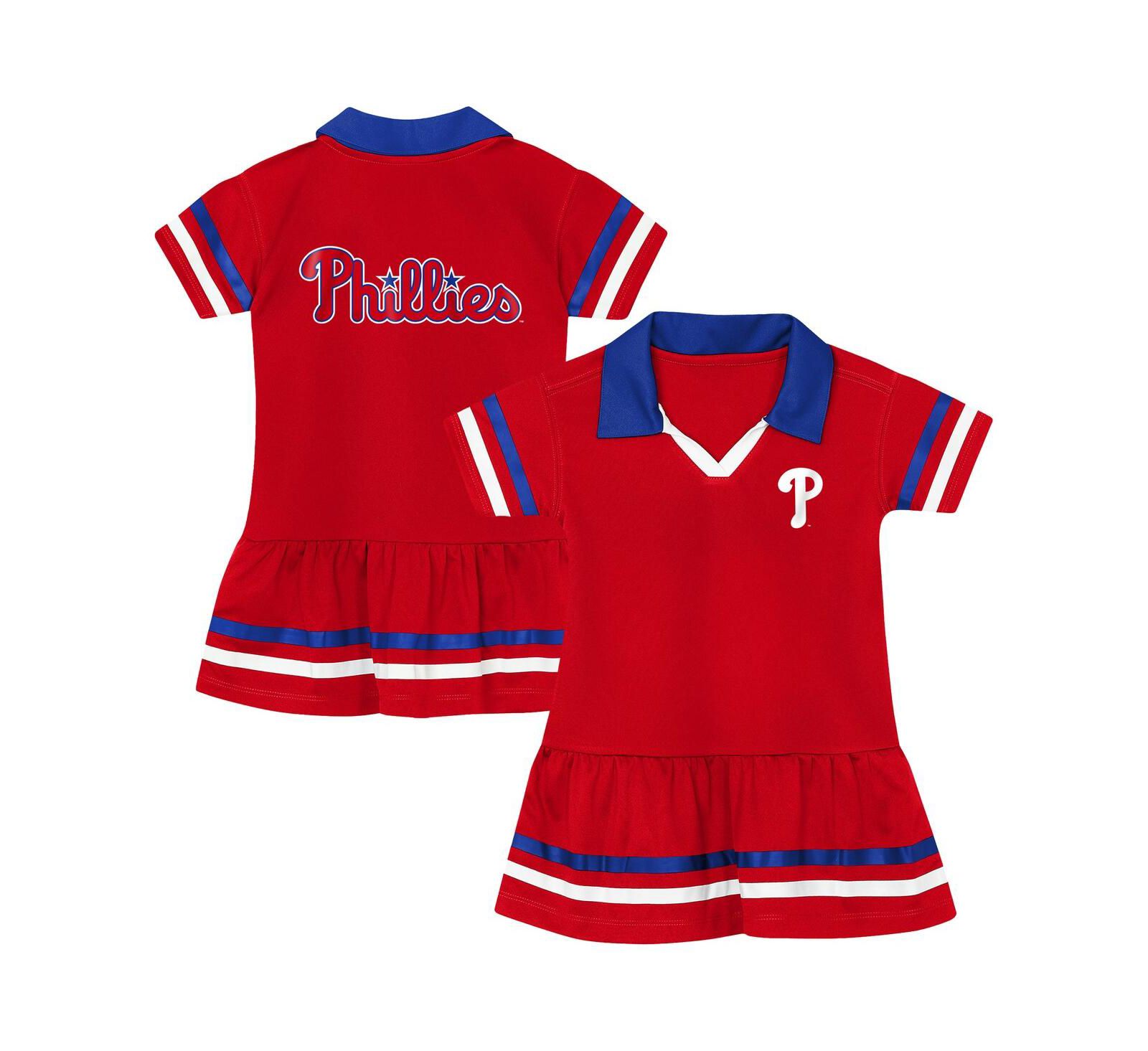 Детское платье Outerstuff Red Philadelphia Phillies Big League Hit