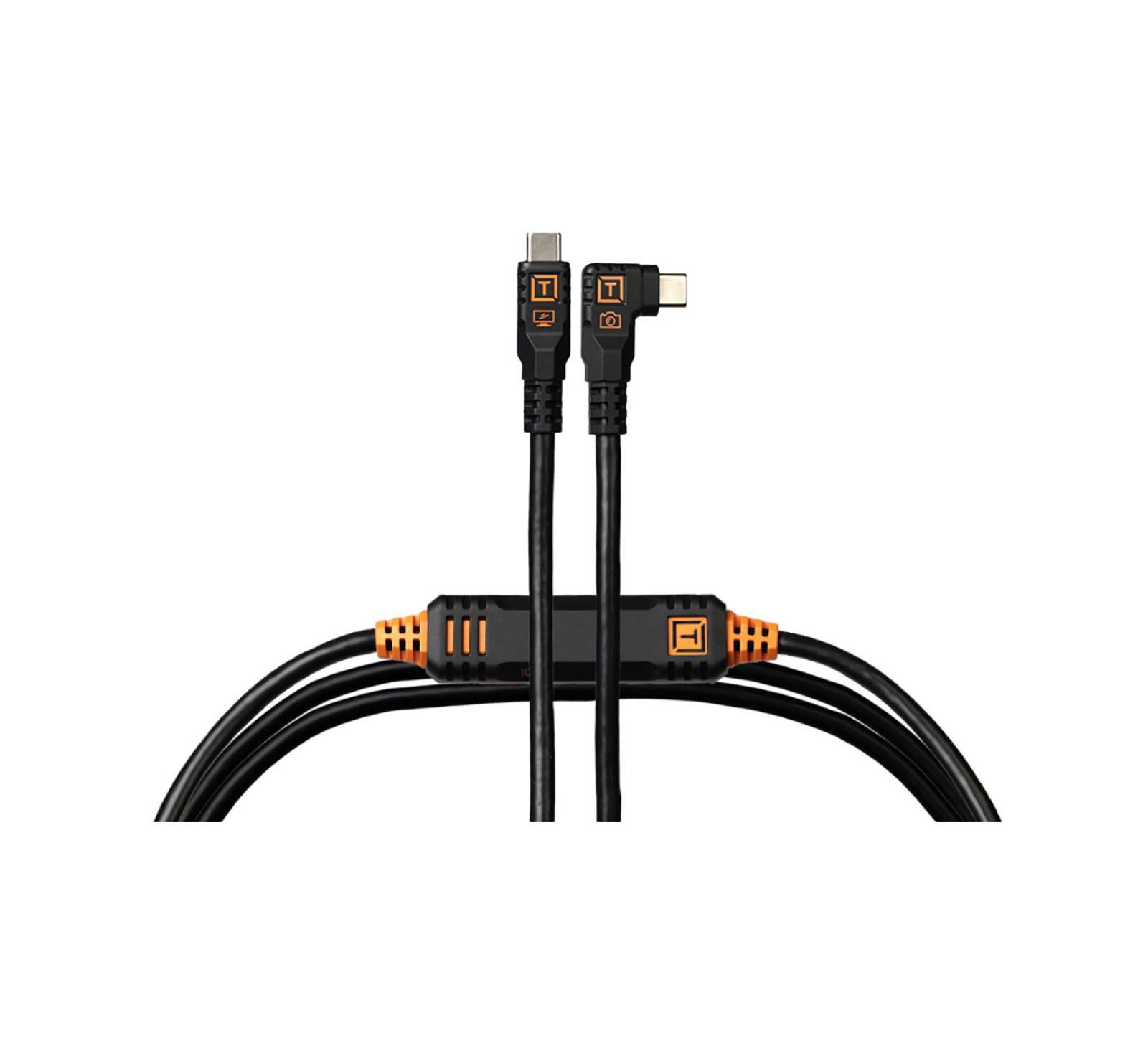 Кабель Tether Tools TetherPro Optima 10G 15' USB-C to USB-C Right Angle