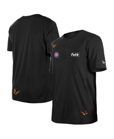 Футболка New Era x Felt Men's Black Chicago Cubs