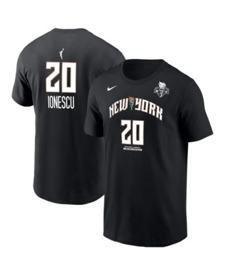 Nike Men's Sabrina Ionescu Black New York Liberty Name & Number T-Shirt
