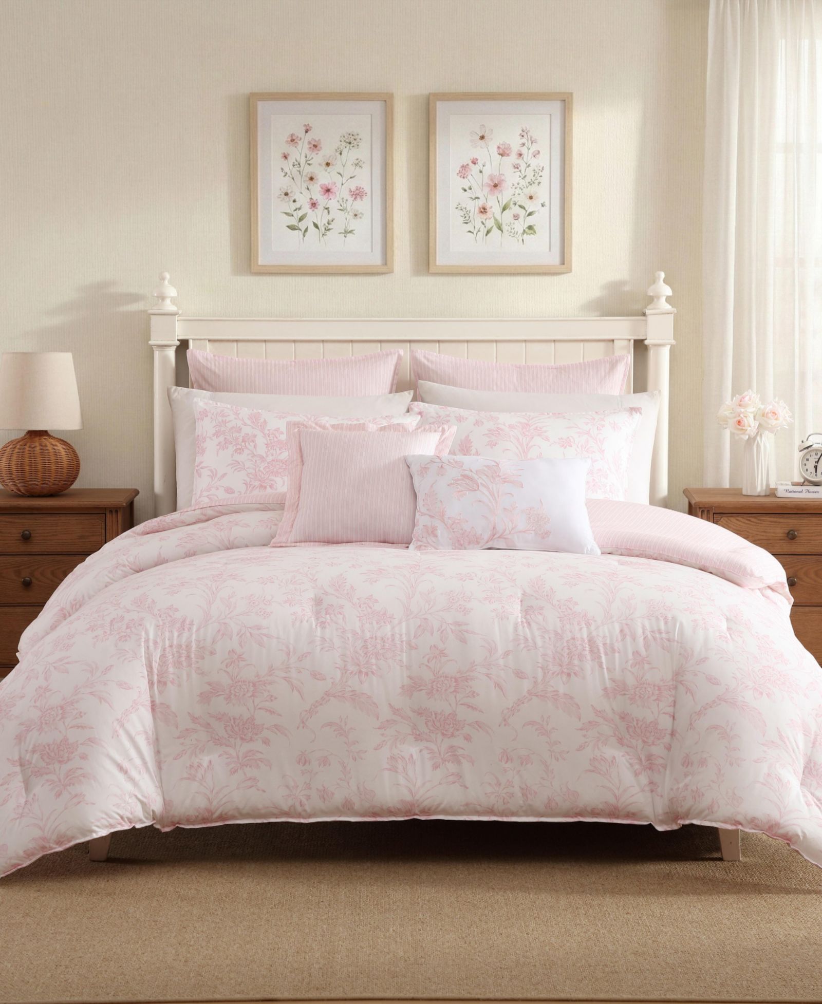Комплект постельного белья Laura Ashley Natalie Cotton, Twin