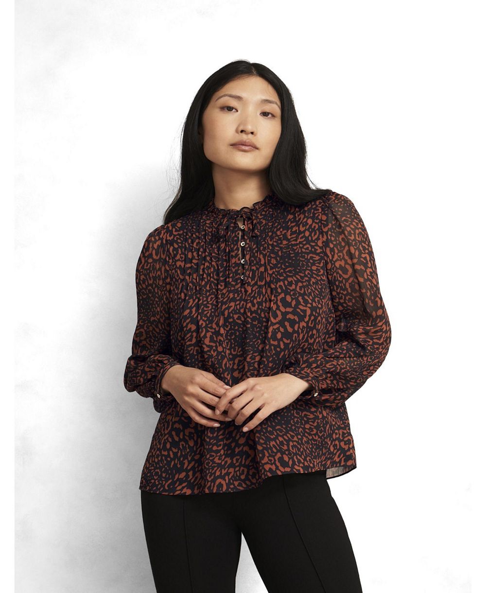 Платье миди Hobbs London Women's Carly с принтом