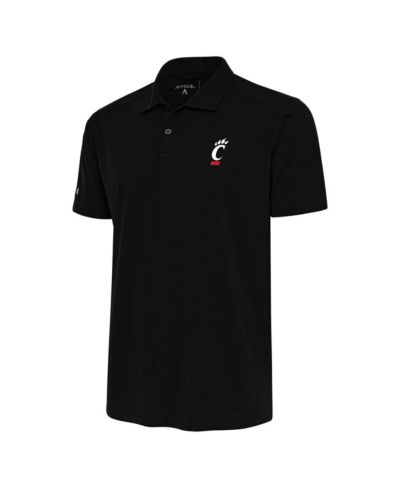 Мужская рубашка Antigua Black Cincinnati Bearcats Tribute Polo