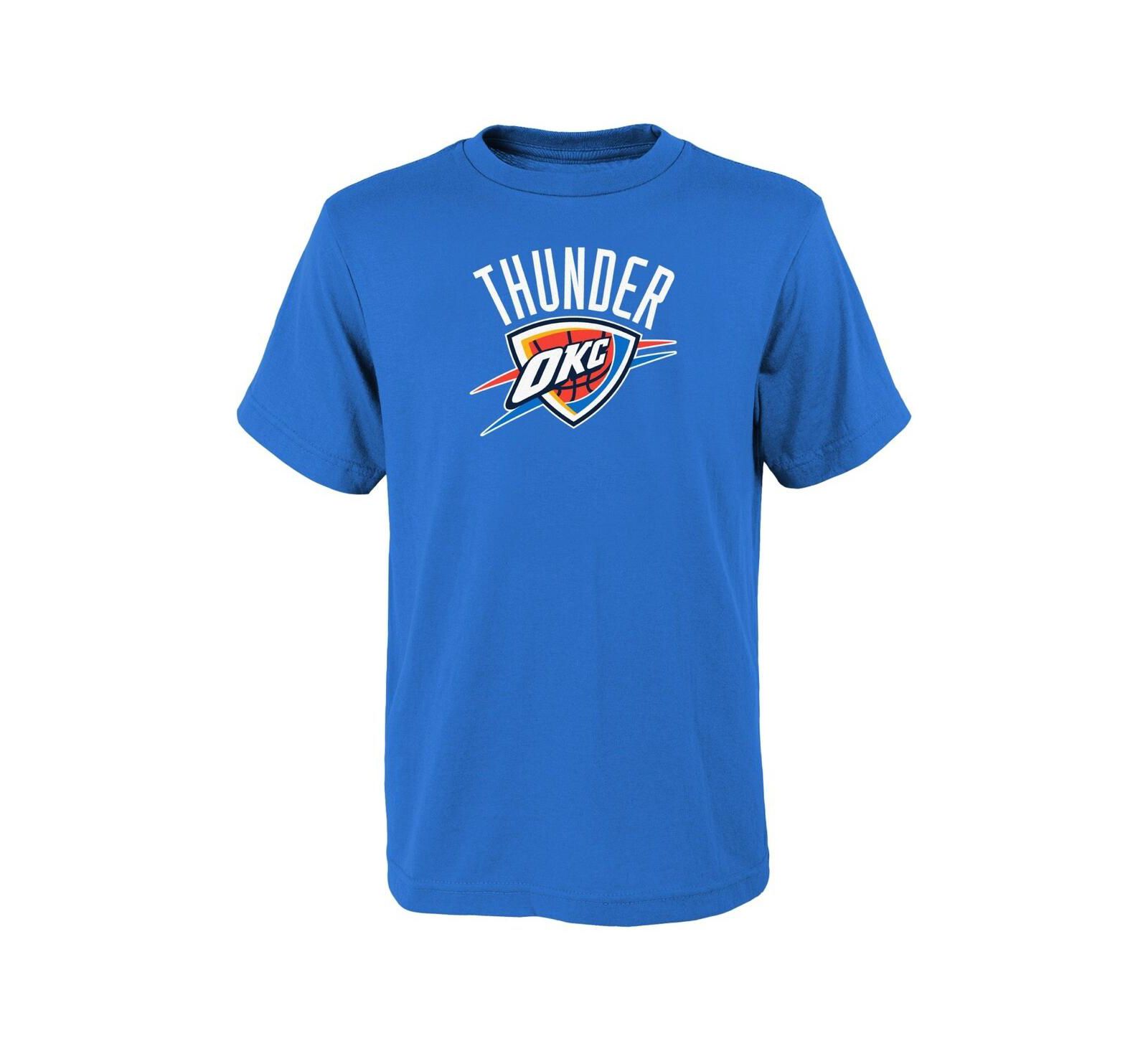 Outerstuff Детская футболка Blue Oklahoma City Thunder Primary Logo
