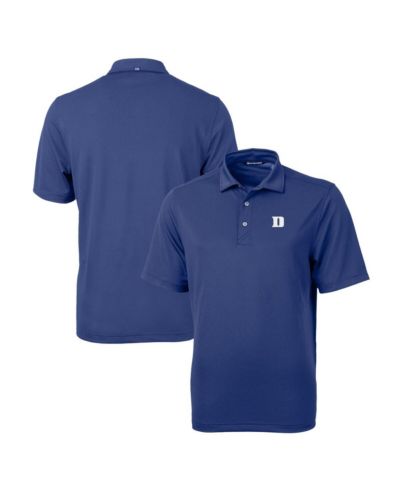 Мужская рубашка-поло Cutter & Buck Royal Duke Blue Devils Virtue Eco Pique DryTec