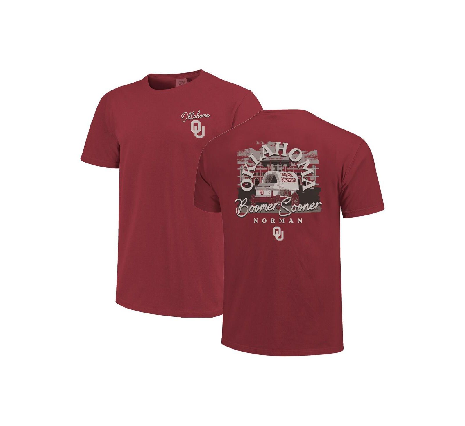 Image One Мужская футболка Crimson Oklahoma Sooners Hyper Local