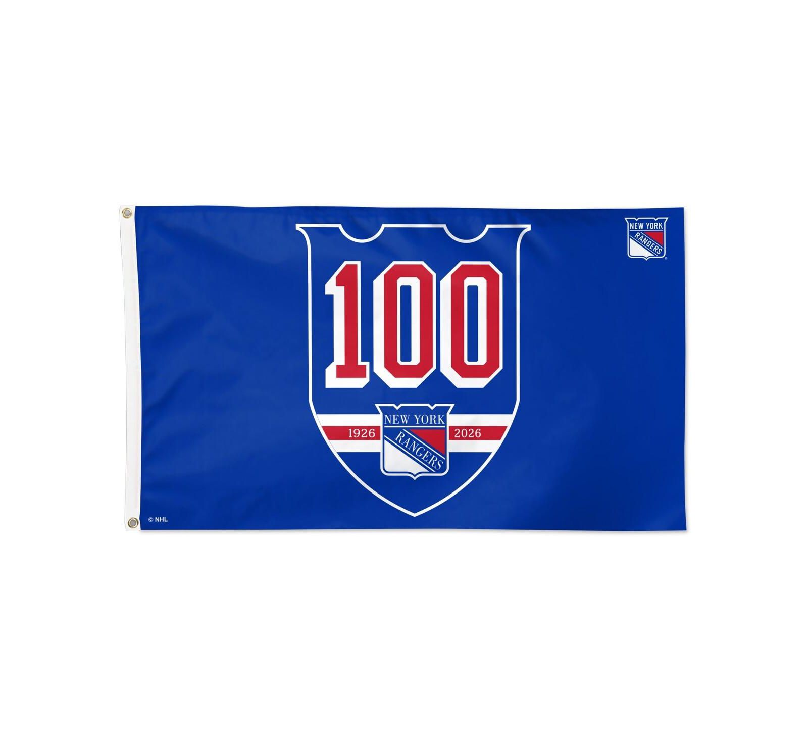Флаг Wincraft New York Rangers Centennial 3' x 5' Single-Sided Deluxe