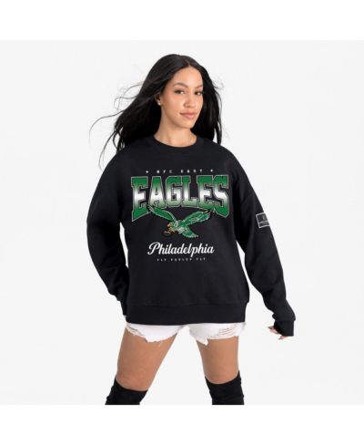 Gameday Couture Women's Black Philadelphia Eagles Powerhouse Play Premium Fleece Sweatshirt