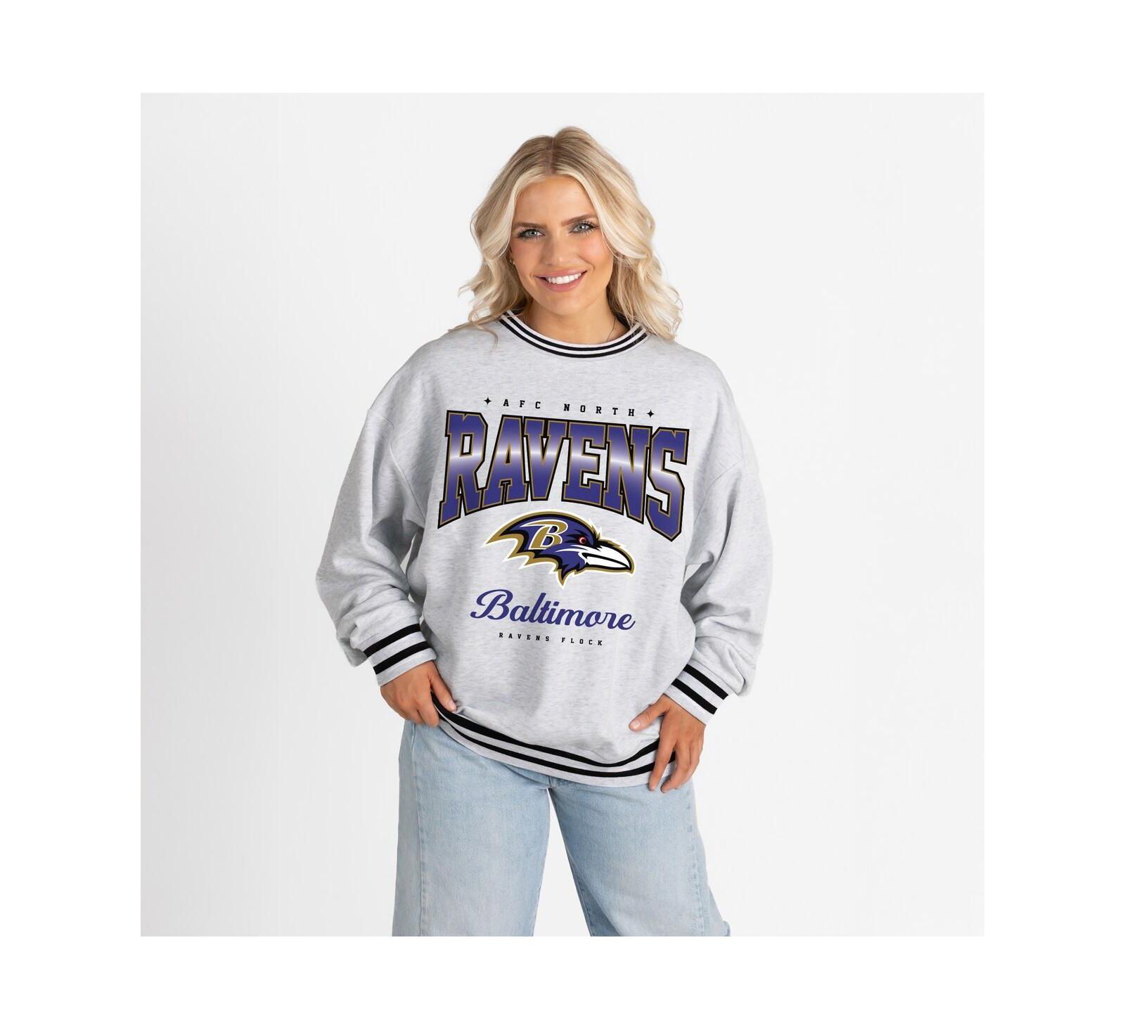 Женская толстовка Gameday Couture Baltimore Ravens Oversized