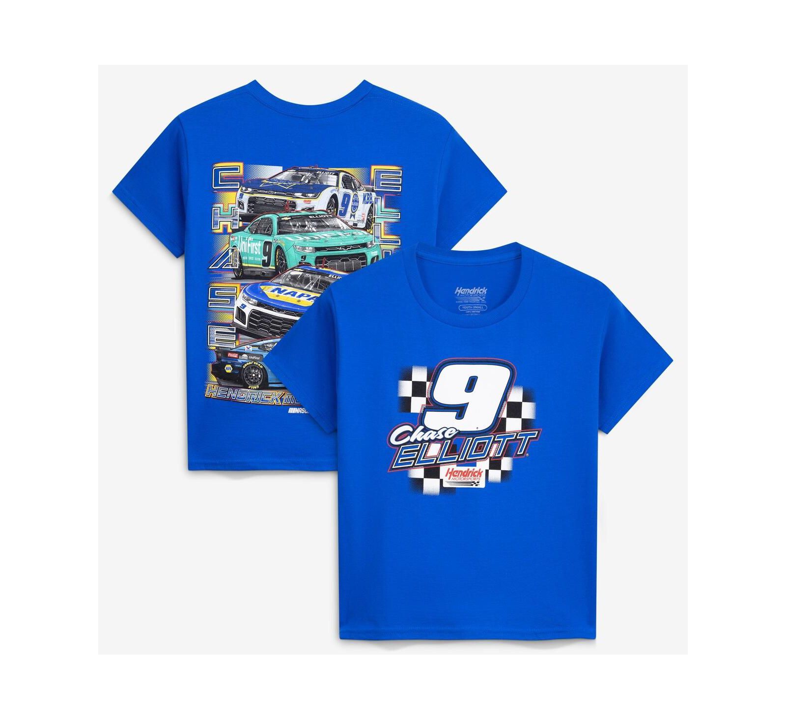 Детская футболка Classic Ink USA Royal Chase Elliott 9 Multi-Sponsor