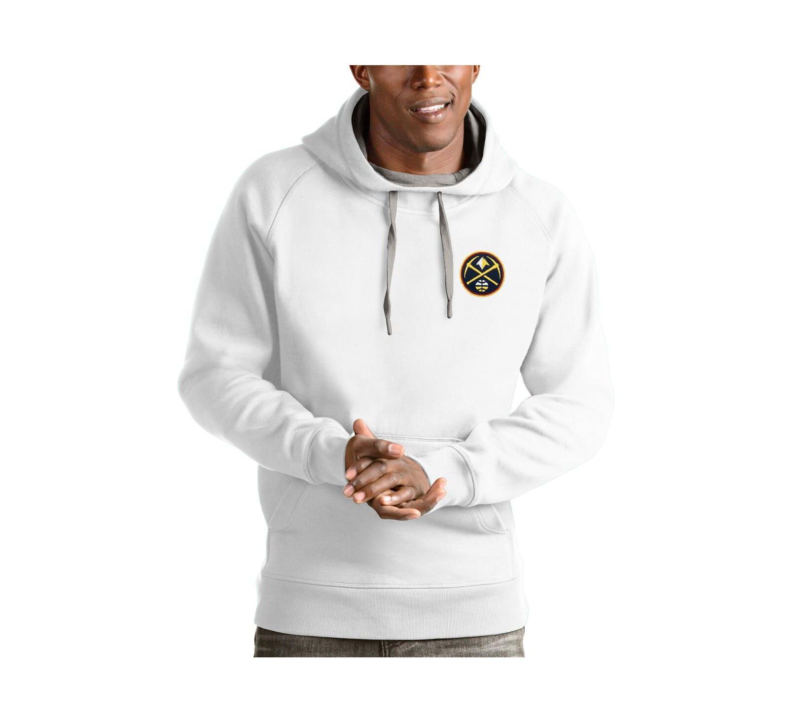 Antigua Мужская толстовка Denver Nuggets Victory Pullover Hoodie