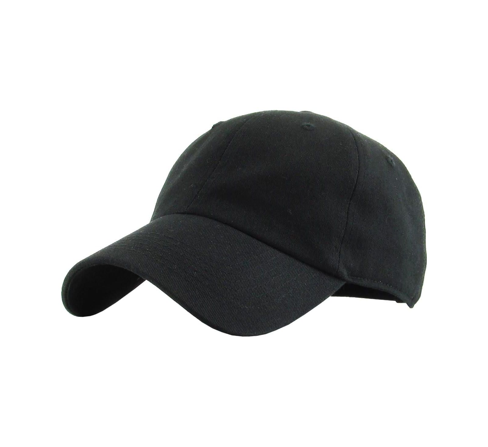 Furlihong Classic Unisex Cotton Adjustable Low Crown Baseball Cap - Plain Dad Hat for Everyday Wear