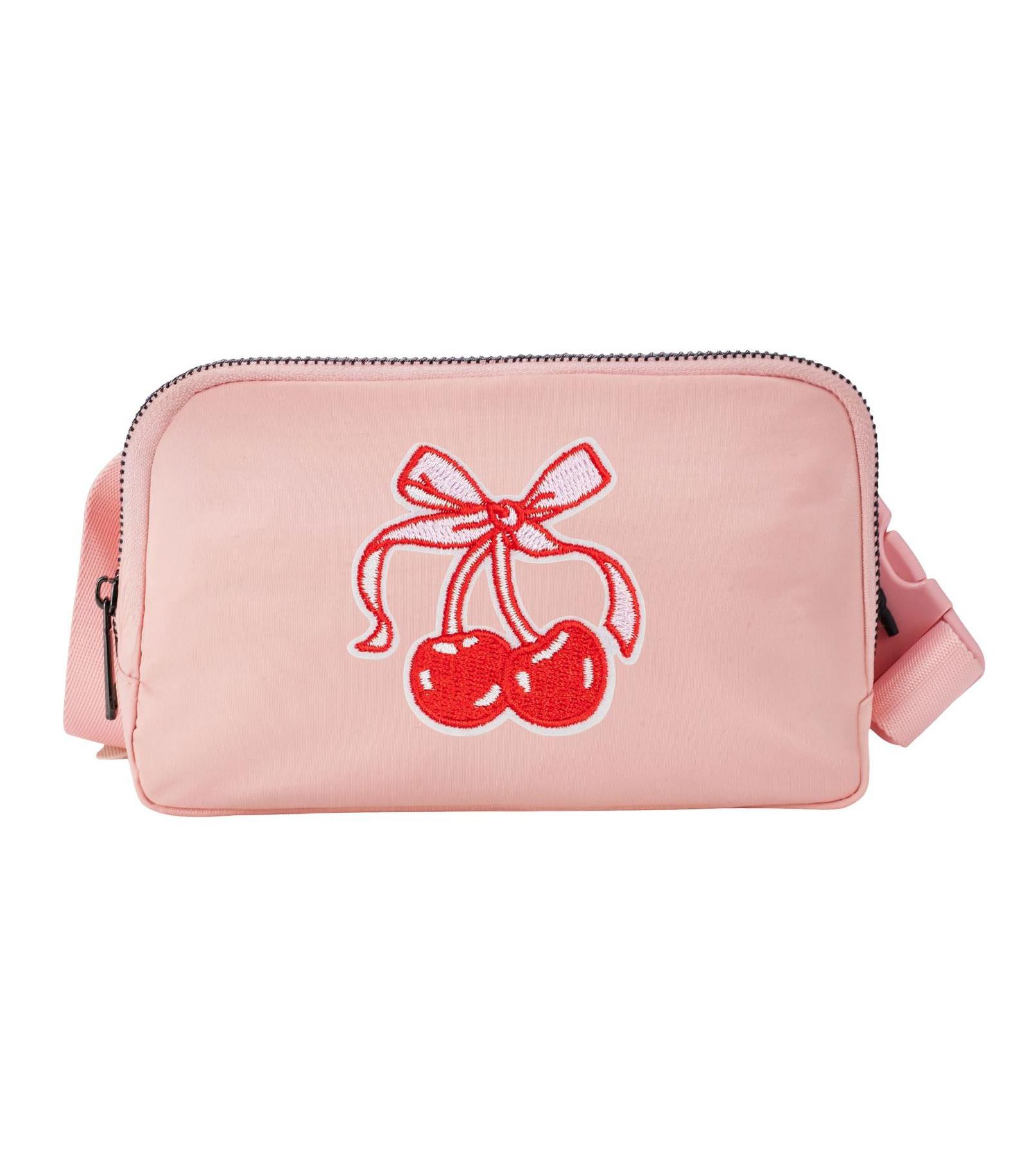 Sweet Wink Cherry Coquette Patch Belt Bag