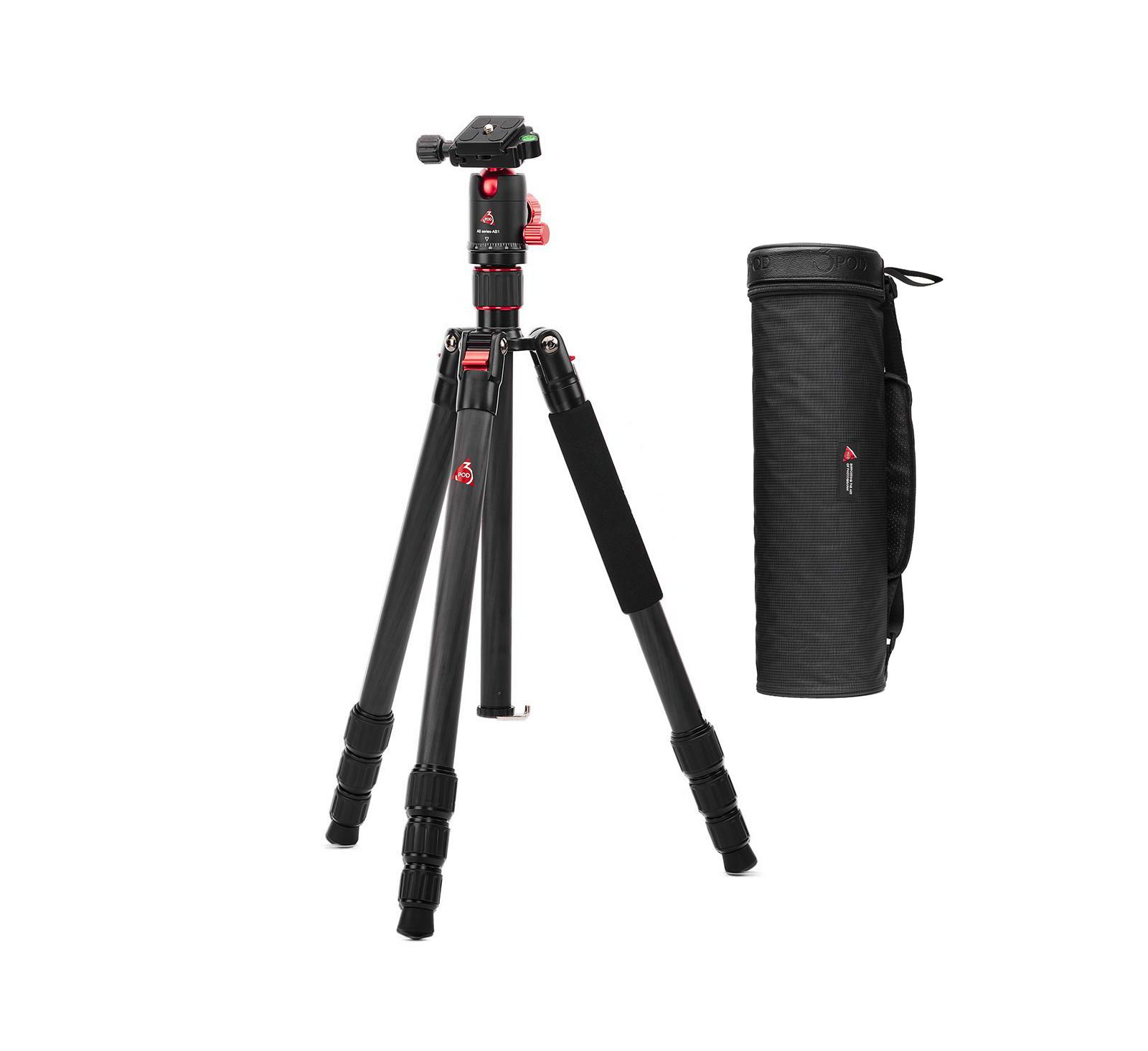 3Pod Trek Series 61.5" Carbon Fiber Travel Tripod/Monopod with Ball Head