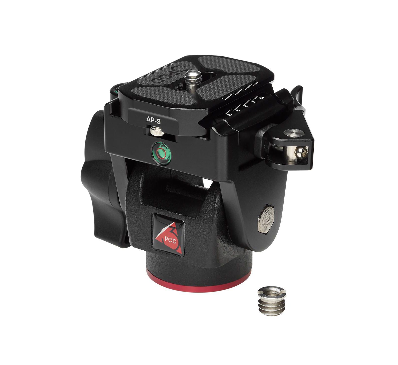 3pod Tilt Head With Arca-Type Quick Release And Lever-Lock Clamp For Tripods