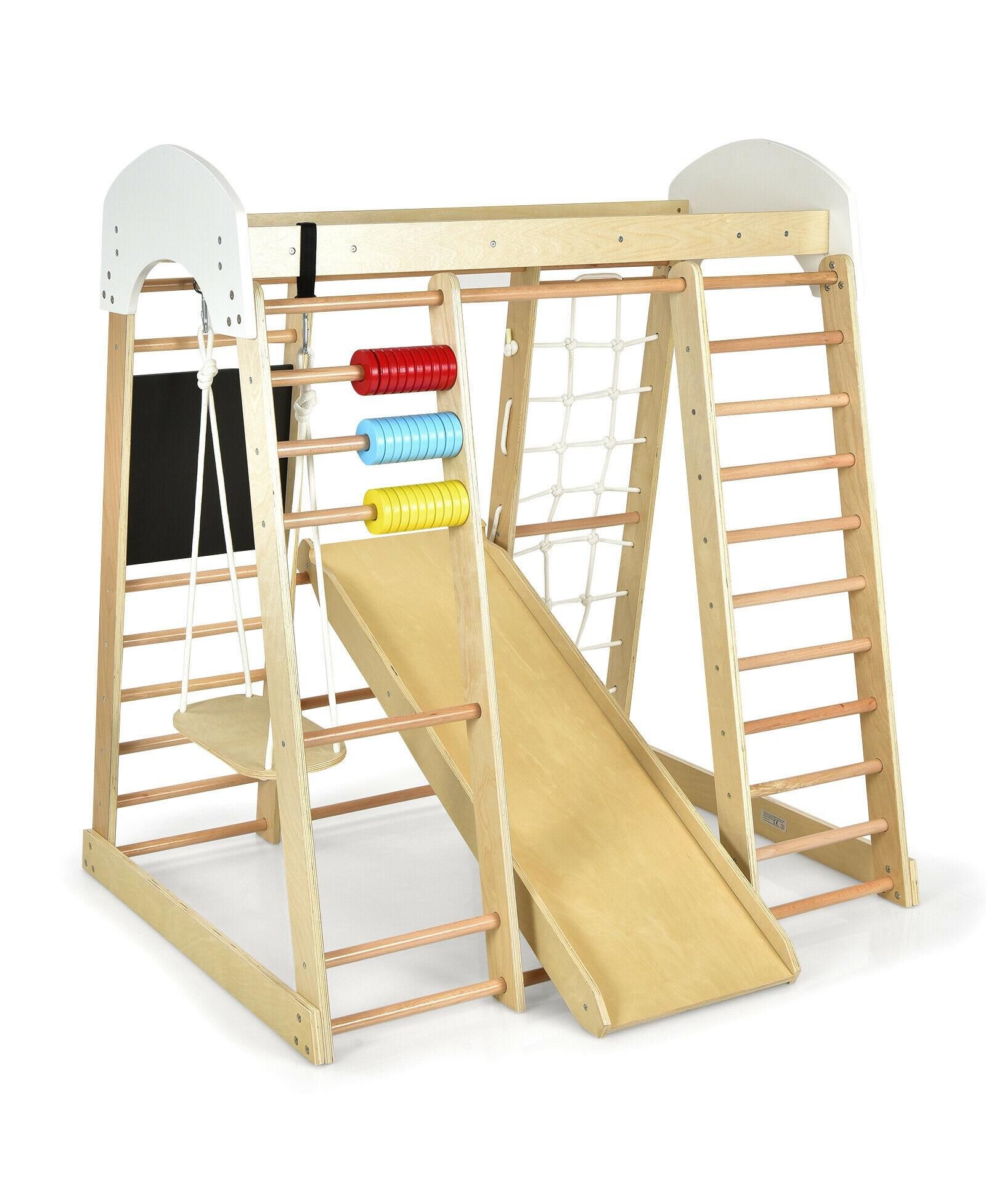 Slickblue Ages 3+ Indoor 8-in-1 Climber Playset