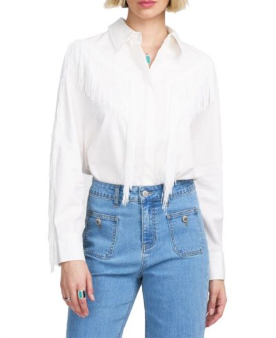 ELLE Collection Women's Fringe Shirt