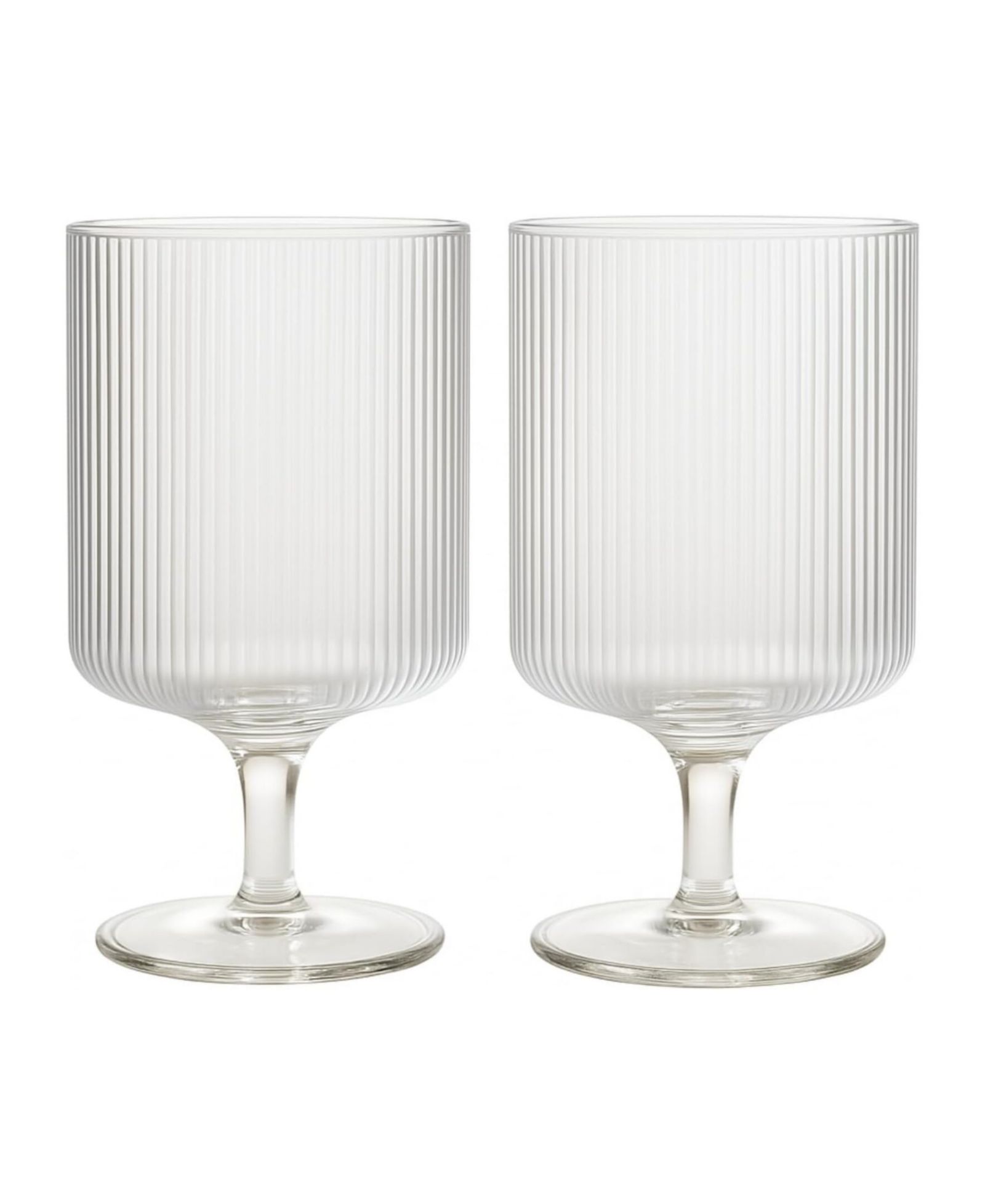 Набор винных бокалов The Wine Savant Ribbed Goblet, 2 шт.