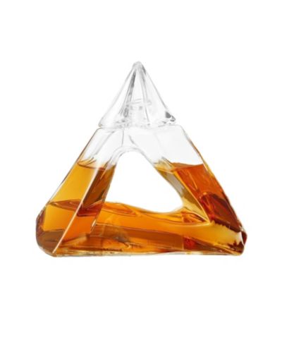 The Wine Savant Penrose 25 oz. Triangle Glass Decanter