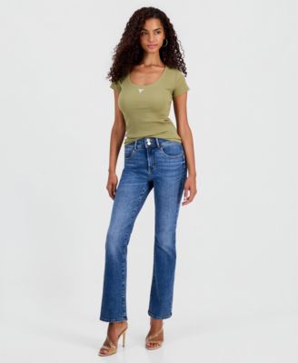 Женские джинсы GUESS Shape Up Mid-Rise Bootcut Slim-Fit
