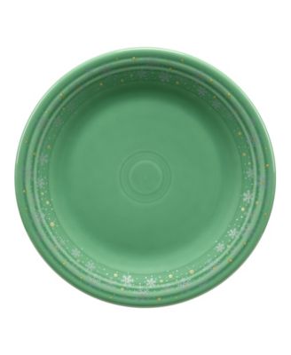 Fiesta Meadow Snowflakes Classic Rim Dinner Plate, Exclusively at Macy's