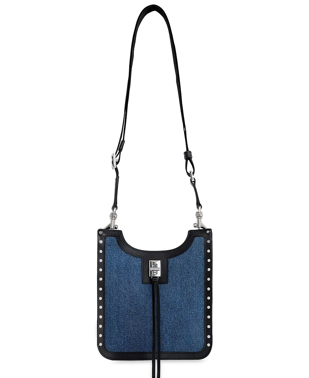 Rebecca Minkoff Darren Mini Denim Shoulder Handbag