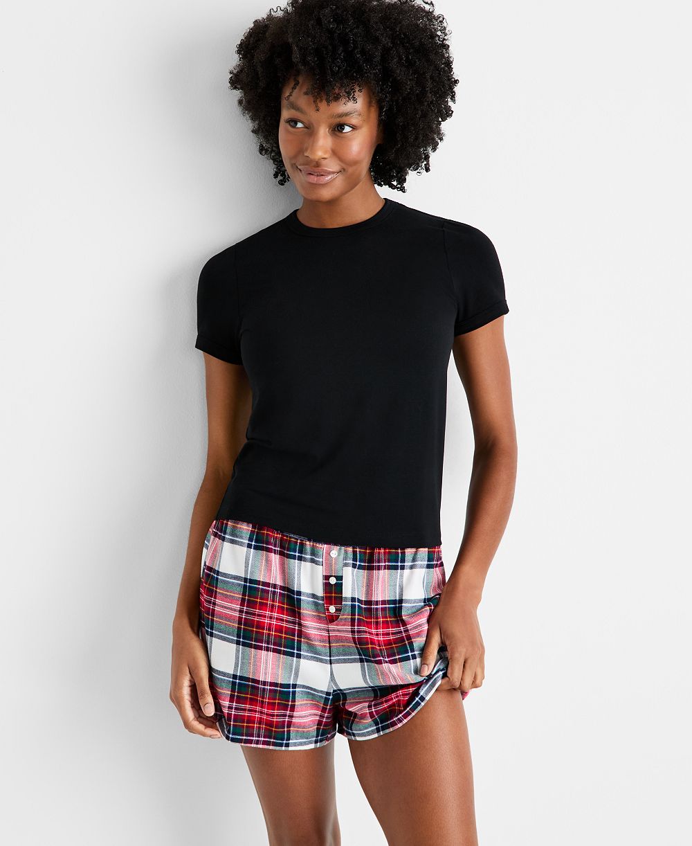 State of Day Women's Solid Baby Sleep Tee, XS-3X, Macy's Exclusive