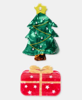 Заколки для волос Holiday Lane Holiday Claw Clips, Set of Two