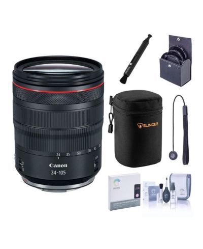 Canon RF 24-105mm f/4L IS USM Zoom Lens Bundle for Canon EOS R