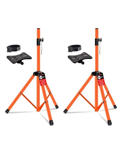 5 Core Adjustable Tripod Speaker Stands, Pair, 54" Max Height, 35mm Mount