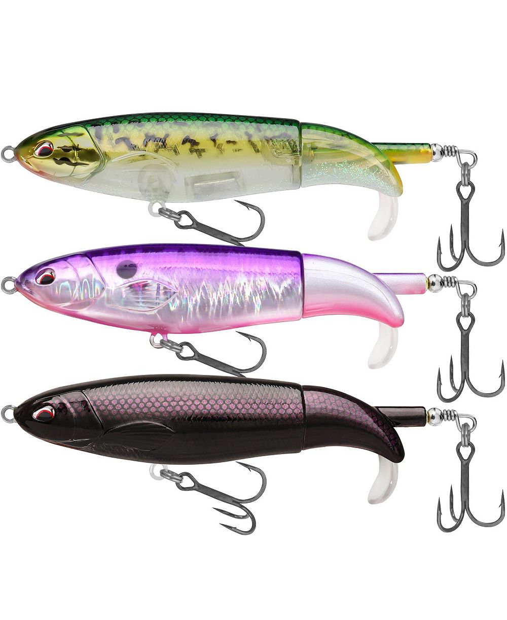 GNUADZ Top Water Plopper Fishing Lure BKK Hooks Surface Wobble Bait
