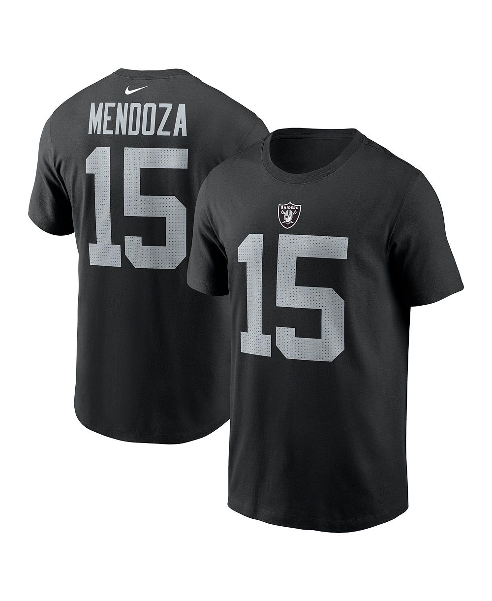 Nike Men's Fernando Mendoza Black Las Vegas Raiders Name & Number T-Shirt