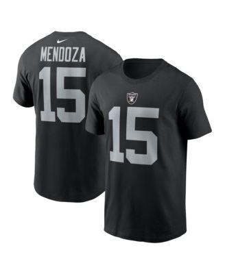Мужская футболка Nike Fernando Mendoza Black Las Vegas Raiders Name & Number