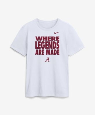 Nike Men's White Alabama Crimson Tide 2026 Sideline Dri-FIT Slogan T-Shirt