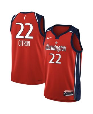 Nike Big Boys and Girls Nike Sonia Citron Red Washington Mystics Explorer Edition Jersey